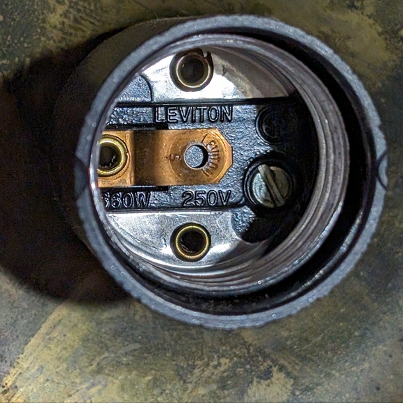 Vintage Slag Glass Pendant Light - Picture 4 of 12